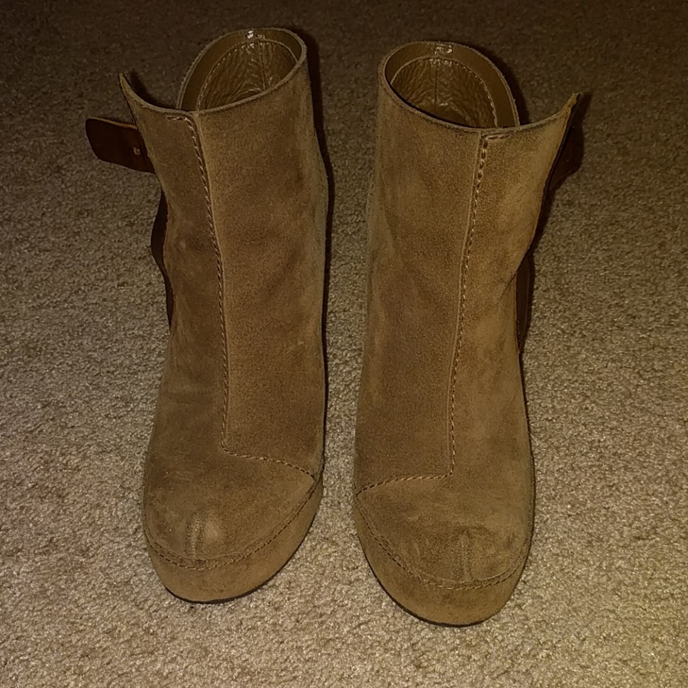 Taupe Pedro Garcia ankle boots